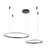 Миниатюра фото подвесная светодиодная люстра zortes ringolight zrs.33321.63f | 220svet.ru