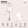 Миниатюра фото настольная лампа maytoni verre z005tl-01bs | 220svet.ru
