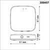 Миниатюра фото интеллектуальный bluetooth-шлюз tuya smart life для умного дома 2,4ггц novotech easy 359457 | 220svet.ru