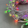Миниатюра фото гирлянда нить 10м разноцветная 220в, 100 led, провод белый каучук, ip65 ltc aug100-8-1eprgb | 220svet.ru