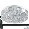 Миниатюра фото потолочная светодиодная люстра с пультом ду lumion didana 8236/7cl черный | 220svet.ru