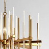 Миниатюра фото подвесная люстра bogates allure 356/6 латунь | 220svet.ru