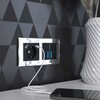 Миниатюра фото сенсорный выключатель двухклавишный с подсветкой werkel  w4520008 | 220svet.ru