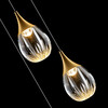Миниатюра фото подвесной светодиодный светильник delight collection md24001004-3a gold/clear | 220svet.ru