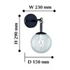 Миниатюра фото бра f-promo cirque 2169-1w | 220svet.ru
