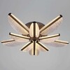 Миниатюра фото потолочный светильник reluce 00490-0.3-5+5 champagne silver | 220svet.ru