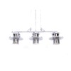 Миниатюра фото подвесной светильник lumina deco capri ldp 11327b-3 pr wt | 220svet.ru