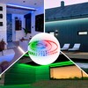 Миниатюра фото комплект адресной светодиодной ленты apeyron 24в 14,4вт/м smd5050 5м 10-96 | 220svet.ru