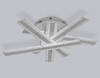 Миниатюра фото потолочная люстра с пультом ду ambrella light acrylica original fa8903 | 220svet.ru