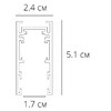 Миниатюра фото шинопровод магнитный arte lamp expert-accessories a570206 | 220svet.ru