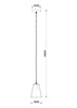 Миниатюра фото подвесной светильник arte lamp brussels a8030sp-1wh | 220svet.ru