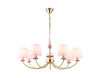 Миниатюра фото подвесная люстра с декором из керамики ambrella light high light classic lh75025 | 220svet.ru