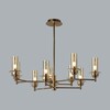 Миниатюра фото потолочная люстра на штанге lumion madonna 6554/9c бронза | 220svet.ru
