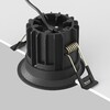 Миниатюра фото встраиваемый точечный светодиодный светильник maytoni round dl058-12w3k-b | 220svet.ru