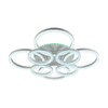 Миниатюра фото потолочная светодиодная люстра profit light 5894/4+4a wht | 220svet.ru