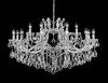 Миниатюра фото подвесная люстра crystal lux hollywood sp12+6 chrome | 220svet.ru