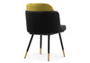 Миниатюра фото стул woodville penelopa black / hakki / black / gold 15418 | 220svet.ru