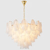 Миниатюра фото подвесная люстра crystal lux emilia sp12 gold | 220svet.ru