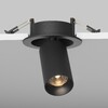Миниатюра фото встраиваемый светодиодный светильник maytoni focus led c071cl-7w2.7k-b | 220svet.ru