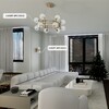 Миниатюра фото подвесная люстра crystal lux luxury sp12 gold | 220svet.ru