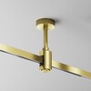 Миниатюра фото крепление потолочное одинарное maytoni flarity tra156c-s1-bs | 220svet.ru