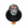 Миниатюра фото встраиваемый светодиодный светильник iledex 207-7w-d75-3000k-24dg-bk | 220svet.ru