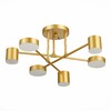 Миниатюра фото потолочная светодиодная люстра evoluce nobel sle201022-06 | 220svet.ru