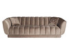 Миниатюра фото диван трехместный велюр garda decor zw-81103 gre | 220svet.ru