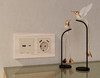 Миниатюра фото лицевая панель для розетки 2usb a+c ambrella volt quant alfa ap3310 | 220svet.ru