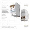 Миниатюра фото автоматический выключатель 2p 20a c 4,5ка werkel w902p204 | 220svet.ru