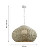 Миниатюра фото подвесной светильник favourite wicker 4886-1p | 220svet.ru