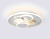 Миниатюра фото потолочная светодиодная люстра с пультом ду ambrella light comfort fl4803 | 220svet.ru