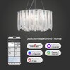 Миниатюра фото подвесная люстра с хрусталем eurosvet radiance 101011/6 хром | 220svet.ru