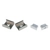 Миниатюра фото набор аксессуаров (ul-00004060) uniel ufe-n12 silver a polybag | 220svet.ru