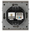 Миниатюра фото розетка эра arktik 16-3110-07 комбинированная rj45+tv титан б0070500 | 220svet.ru