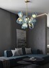 Миниатюра фото люстра на штанге inodesign mirabelle blue 44.6863 | 220svet.ru
