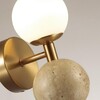 Миниатюра фото настенный сетодиодный светильник odeon light lolla 6625/6wl под латунь | 220svet.ru