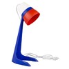 Миниатюра фото настольная лампа uniel ulo-k22 d/e14/a white/blue/red ul-00010040 | 220svet.ru