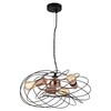 Миниатюра фото подвесная люстра lussole loft brooks lsp-8246 | 220svet.ru