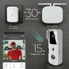 Миниатюра фото умный видеозвонок elektrostandard wi-fi 76105/00 | 220svet.ru
