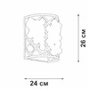 Миниатюра фото настенный светильник vitaluce v5351-8/2a | 220svet.ru