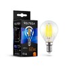 Миниатюра фото лампа светодиодная филаментная voltega e14 6w 2800к прозрачная vg10-g1e14warm6w-f 7021 | 220svet.ru