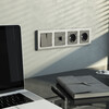 Миниатюра фото розетка ethernet rj-45 графит матовый werkel w1181064 | 220svet.ru