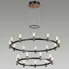 Миниатюра фото подвесная светодиодная люстра odeon light candel 5009/98l | 220svet.ru