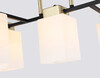 Миниатюра фото потолочная люстра на штанге ambrella light traditional loft tr tr303048/5 bk/gd | 220svet.ru