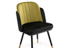 Миниатюра фото стул woodville penelopa black / hakki / black / gold 15418 | 220svet.ru