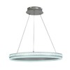 Миниатюра фото подвесная светодиодная люстра profit light 6040/1 wht | 220svet.ru