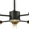 Миниатюра фото потолочная люстра на штанге lumion tamaresa 8112/18 черный | 220svet.ru
