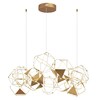 Миниатюра фото потолочная светодиодная люстра odeon light trellis 5086/56l бронза | 220svet.ru
