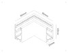 Миниатюра фото коннектор угловой 90° для накладного шинопровода ambrella light magnetic standard gl1961 | 220svet.ru